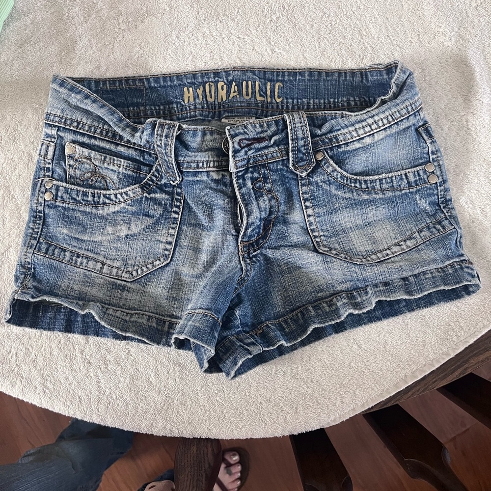Jean shorts Super cute! Super short!!